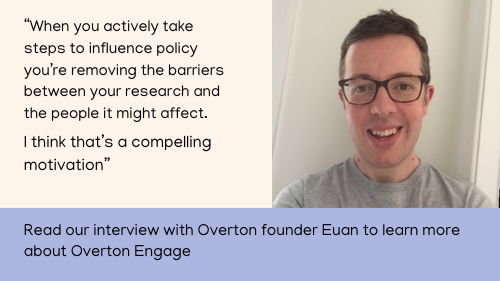 Read our interview with Overton founder Euan to learn more about Overton Engage